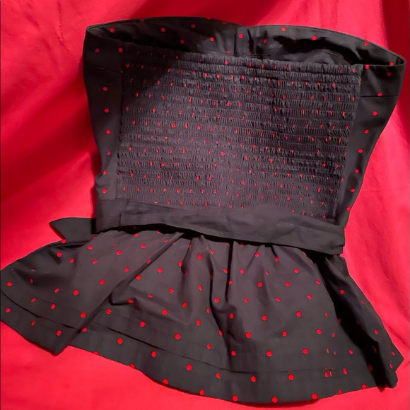 Albercrombie & Fitch polka dot crop top - Picture 2 of 5